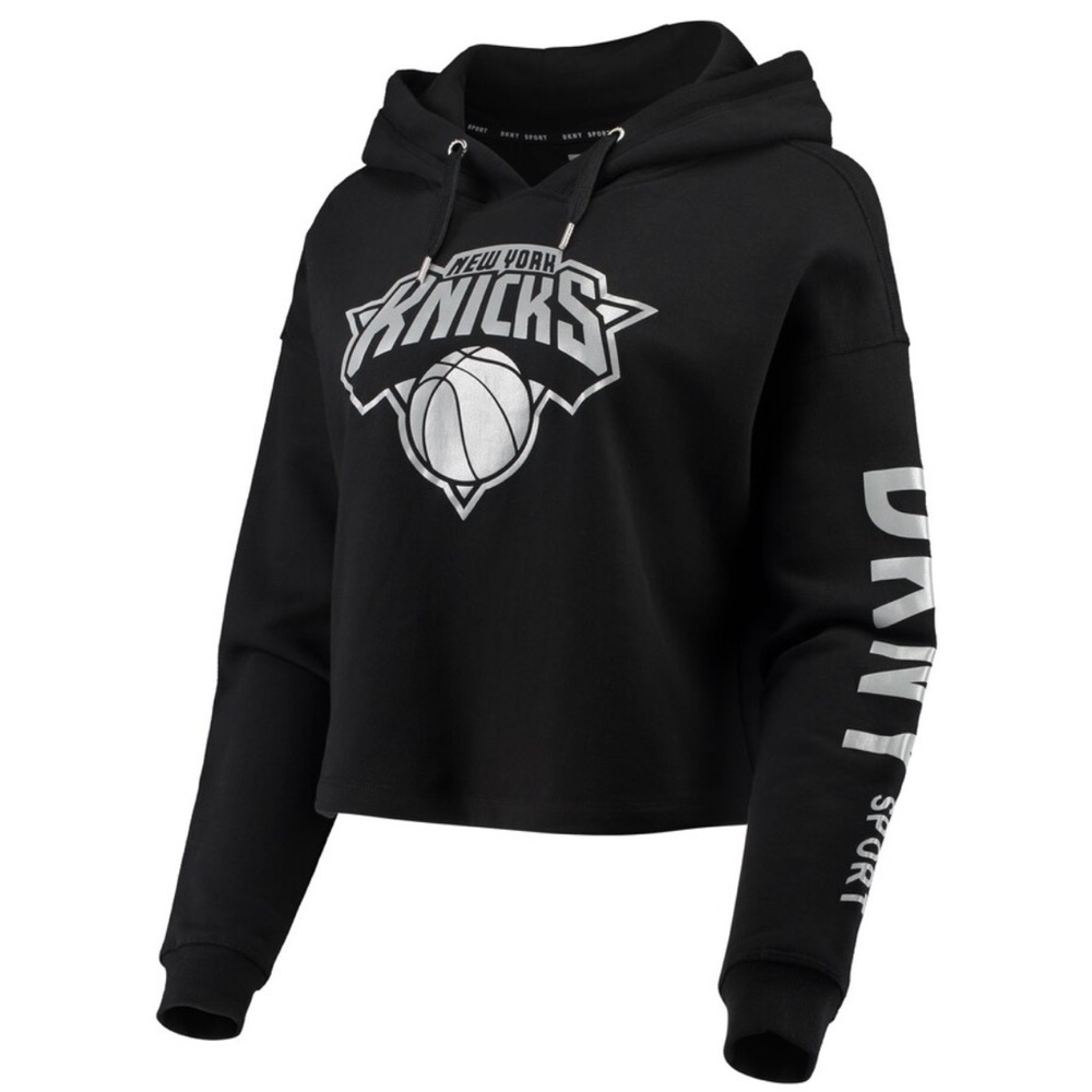 DKNY New York Knicks Crop Hoodie | SIZE S - Picture 6 of 7